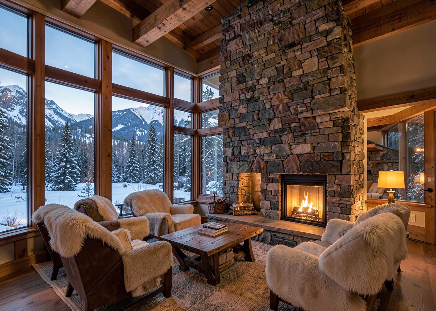 Mountain home interior design in Utah